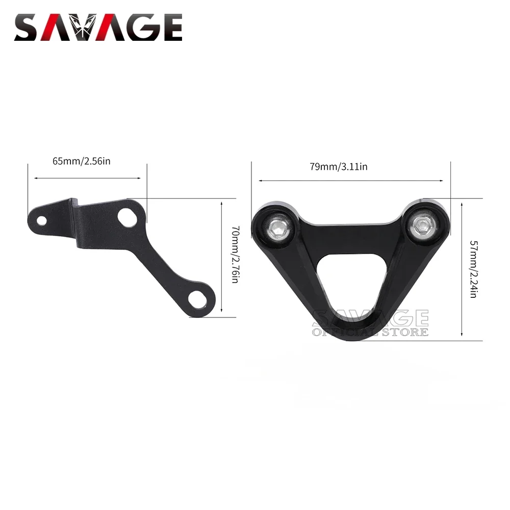 MT09 Tracer Rear Passenger Footrest Blanking Plate Bracket For YAMAHA MT-09 MT-10 FJ09 FZ-09 FZ10 XSR900 Tracer 900/GT 2014-2024