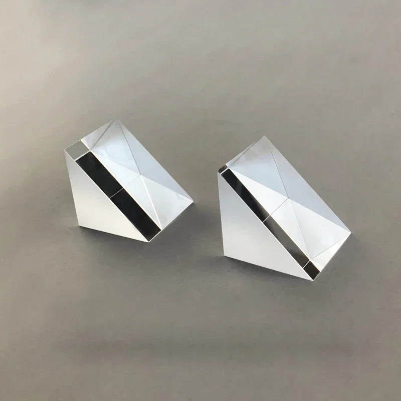K9 Glass Right Angle Prisms High Precision Uncoated, 90 degree 180 dgree Laser Steering for Optics & DIY Projects