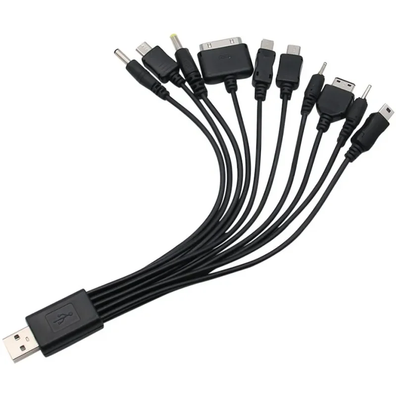 

10 in 1 Multifunctional Charger USB Cables for iPod Motorola Nokia Samsung Sony Ericsson Consumer Electronics Data Cables