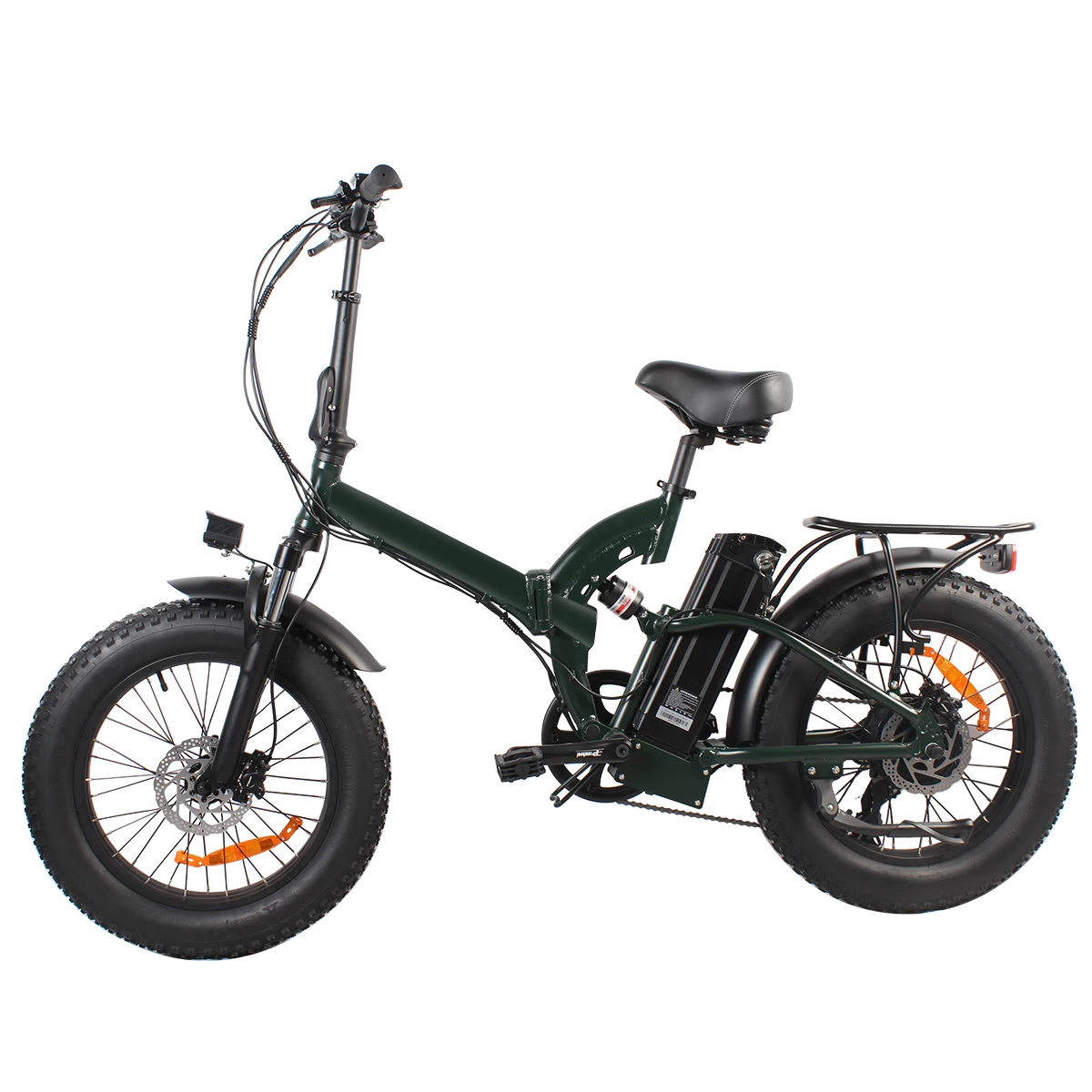 SUNNIGO B4 ebike Opvouwbare elektrische fiets 48V 12,5Ah uitneembare batterij 50-80 km bereik 20'' ×4,0'' dikke band 7-versnellings e-bike