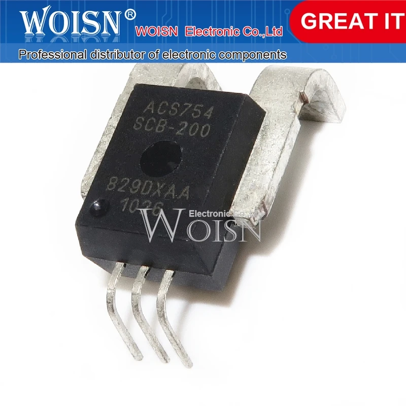 

10pcs ACS754SCB-200-PFF-T Ultra Precision Hall Current Sensor DC