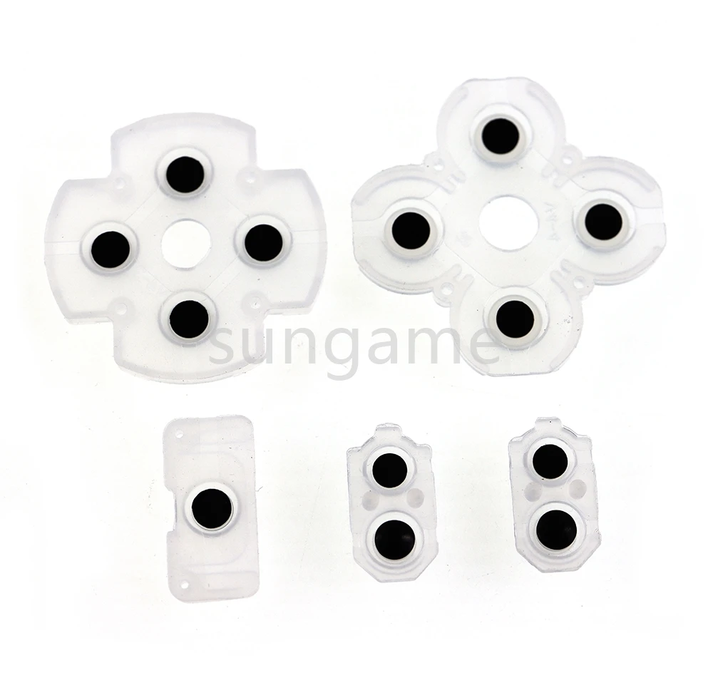 1set Rubber Conductive Adhesive Button Pad Keypads for Sony PlayStation  4 PS4 JDS-050 5.0 Controller Gamepad