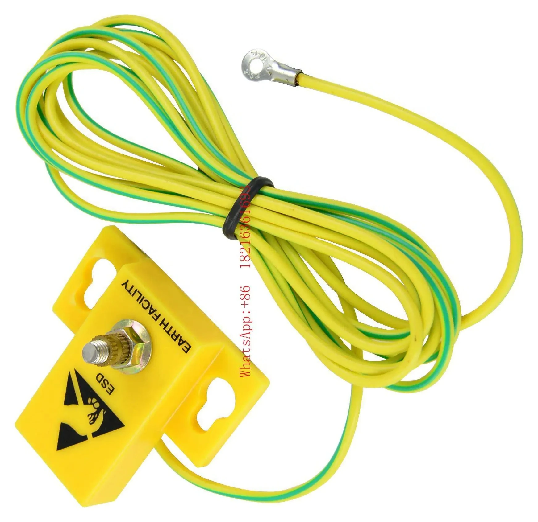 Built in 1M Resistor Static Grounding Base, 4mm Banana Head, 10mm Buckle, M5 Bolt