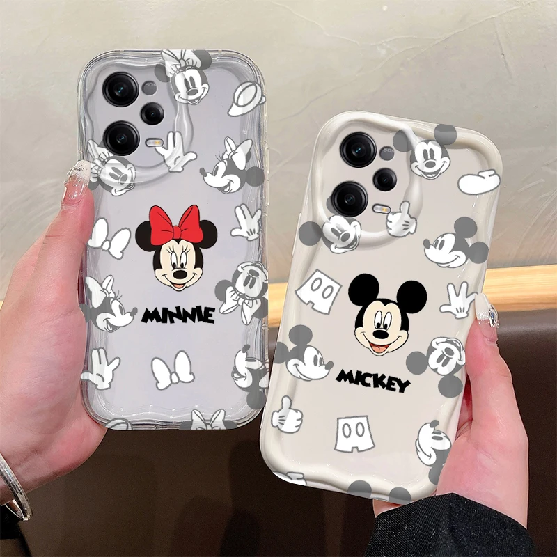 ميكي ميني زوجين قضية الهاتف ل Xiaomi Redmi ملاحظة 14 13 12 11 10 9 برو زائد 14S 12S 11S 10S 9S Redmi 14C 14R 13C 12 4G 5G