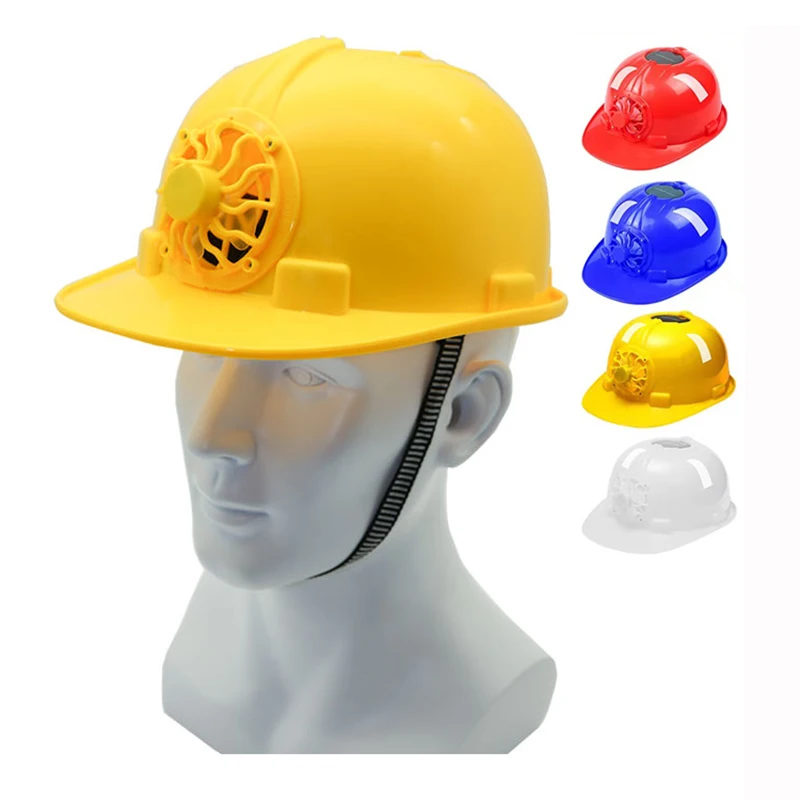 Safety Helmet Hard Hat Multi Purpose Solar Fan Helmet with Construction Site Sunscreen Breathable Helmet for Outdoor Protective