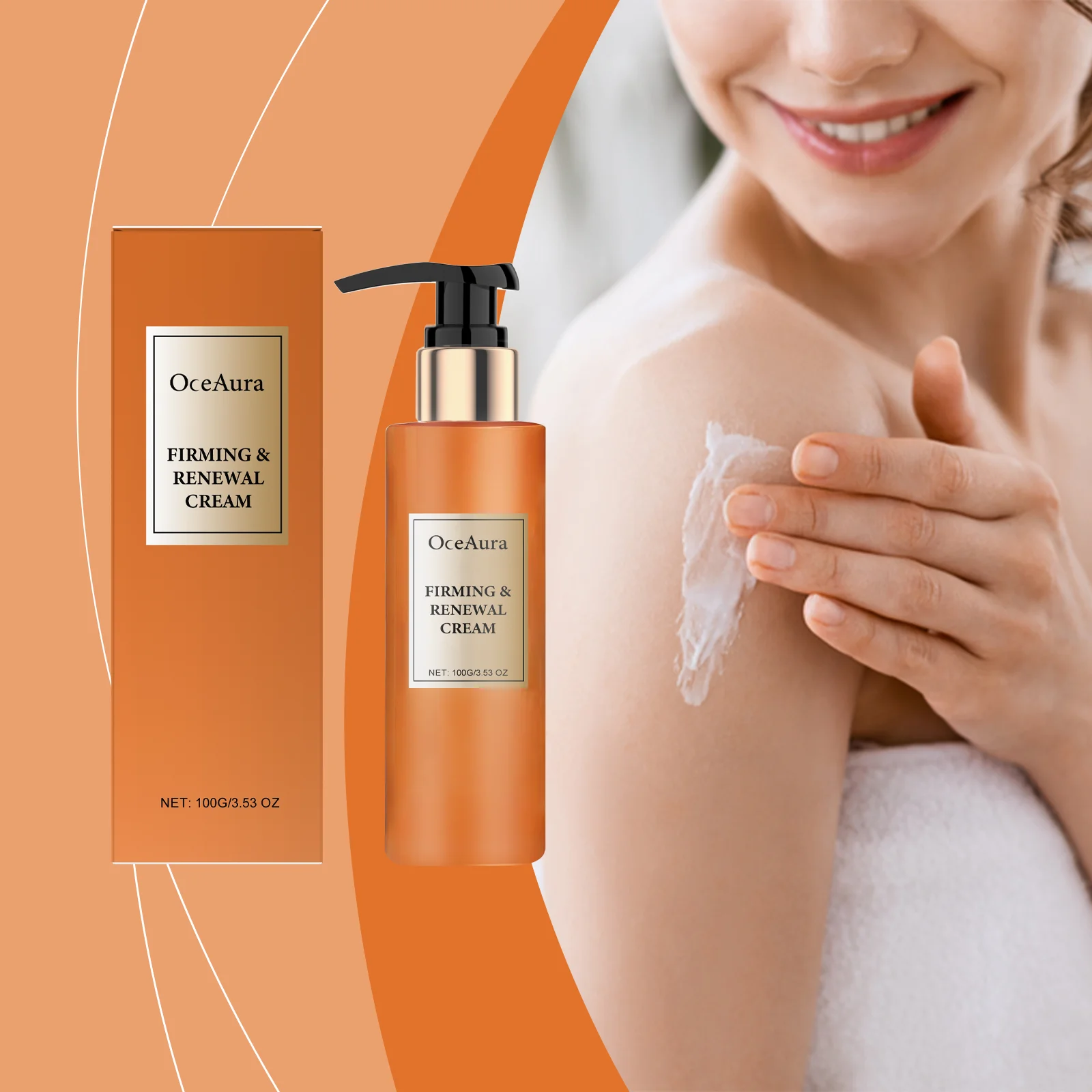 Firming Body Cream: Hydrating & Nourishing Body Moisturizer for Skin Radiance, Elasticity & Care