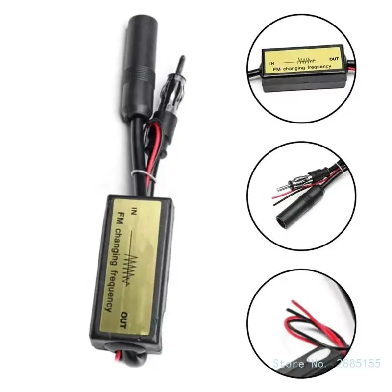 Car FM Band Expander Converter,Antennas Radio FM Band Expander for Japanese Car FM88- 108Mhz Frequency Converter