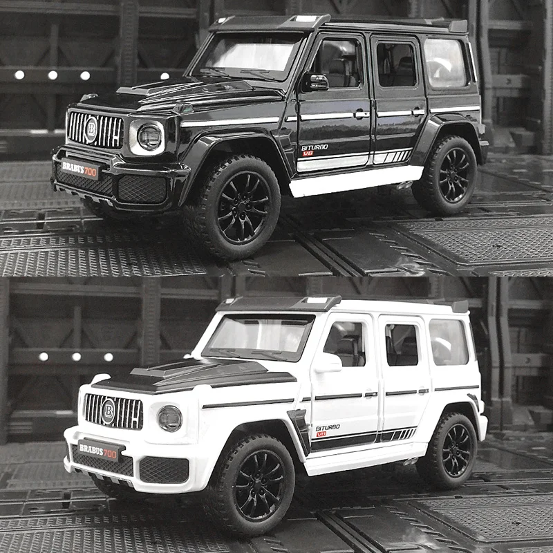 1:32 Mercedes Benz G700 SUV Off-road Alloy Car Diecast Model Sound Light Children Toy Trendy Display Ornaments Gifts