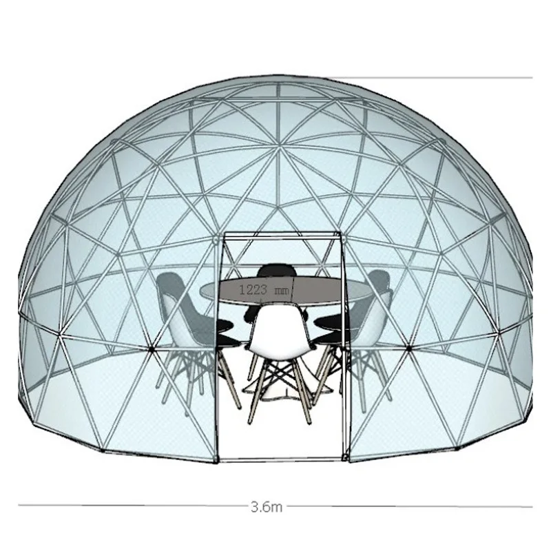 

Indoor geological glass hotel igloo geodesic inflatable outdoor planetarium plastic large transparent dome tent