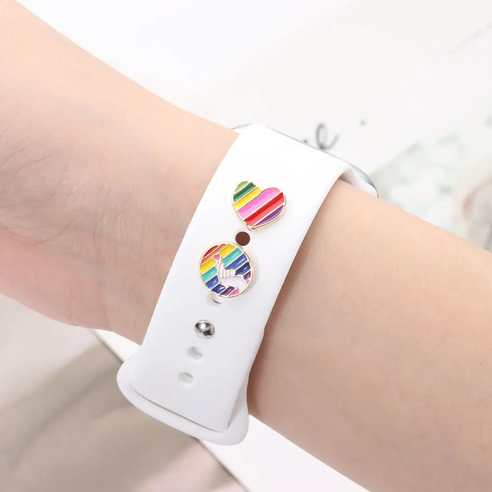 Creative Diamond Nails Watch Band Ornament Wristbelt Charms Decorative Ring Strap Accessories