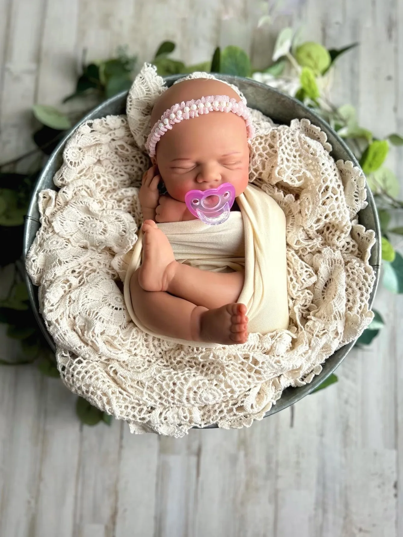 18 inch (fair skin)Pascale Girl Silicone Doll - Soft Touch, Handmade, Anatomically Correct - Ideal Gift