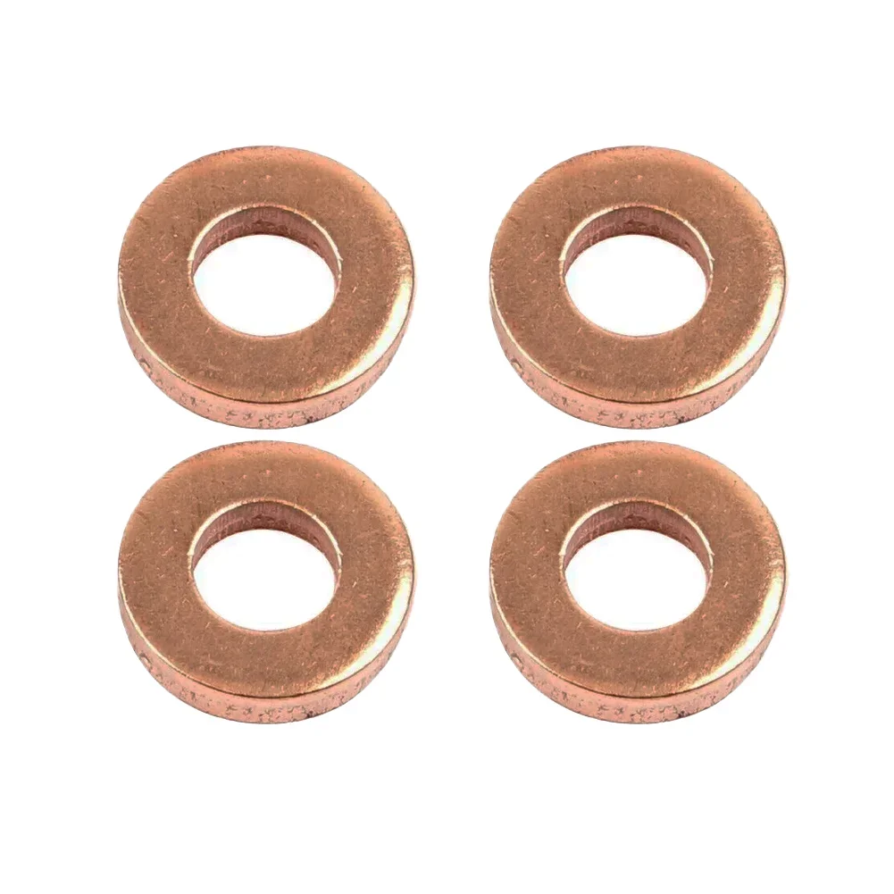 4pcs Diesel Fuel Injector Washers Injector Seals Kit 7703062072 For NISSAN 1.5 DCI Automotive Interior Accessories