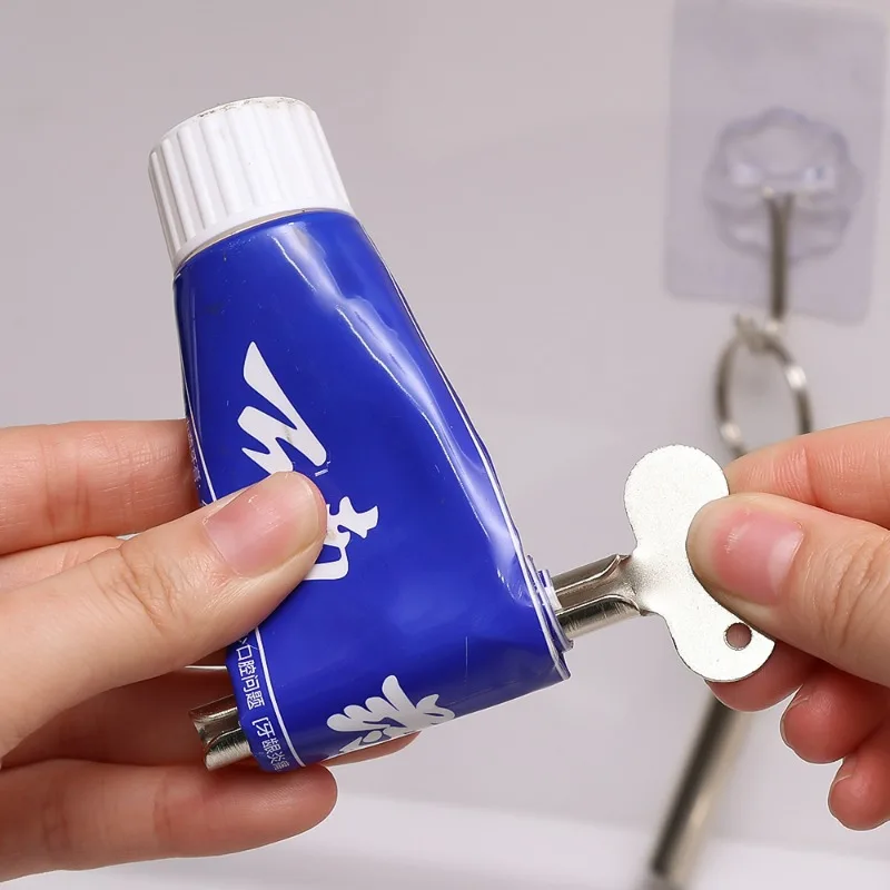 20/1Pcs Toothpaste Squeezer Manual Sauce Cream Toothpaste Dispenser Stainless Steel Metal Tube Wringer for Bathroom Accessories