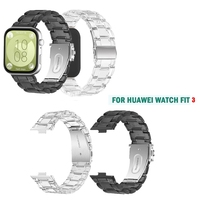 Transparent Resin Strap for Huawei Watch Fit 2 3 4/Fit New/ SE/ Special Edition / Fit2 /Fit3 Fit4 Pro Women Men Bracelet