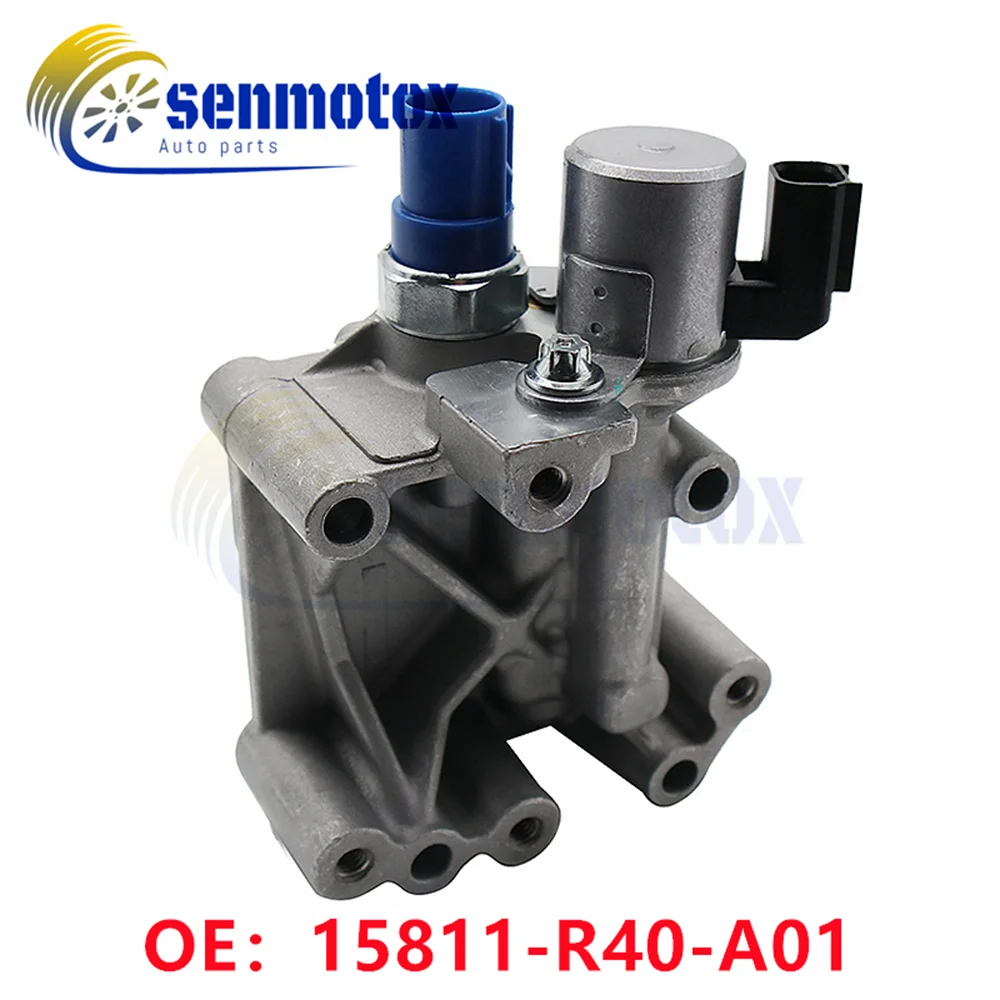 15811-R40-A01 VVT Solenoid Spool Valve w/ Oil Control Valve For Honda Accord 2008-2012 CR-V 10-14 Civic Si 12-15 Acura TSX 09-14