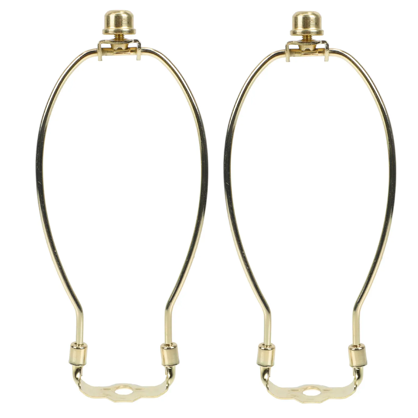 

2 комплекта креативных кронштейнов для абажуров в форме рога, золотистые металлические держатели для винтажных настольных и напольных ламп, аксессуары для освещения, товары для дома