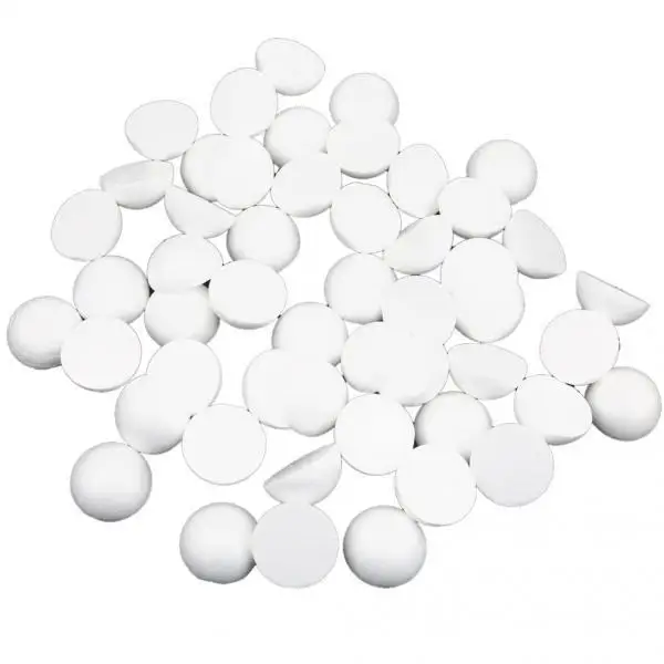 50pcs 5cm White Modelling Craft Polystyrene Foam Balls Hemispheres