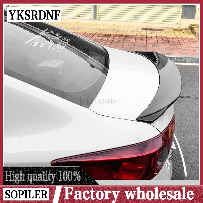 For Mazda 6 Atenza Car Accessories 2014 2015 2016 2017 Auto Tail Wing Decoration ABS Plastic Car Rear Trunk Spoiler