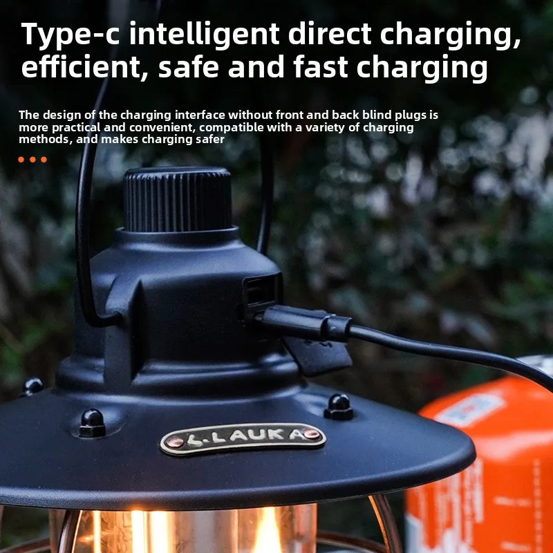 国境を越えたアウトドアキャンプ用LEDポータブルテントライト、多機能充電式ハンドヘルドキャンプサイトランタン、キャンプランタン