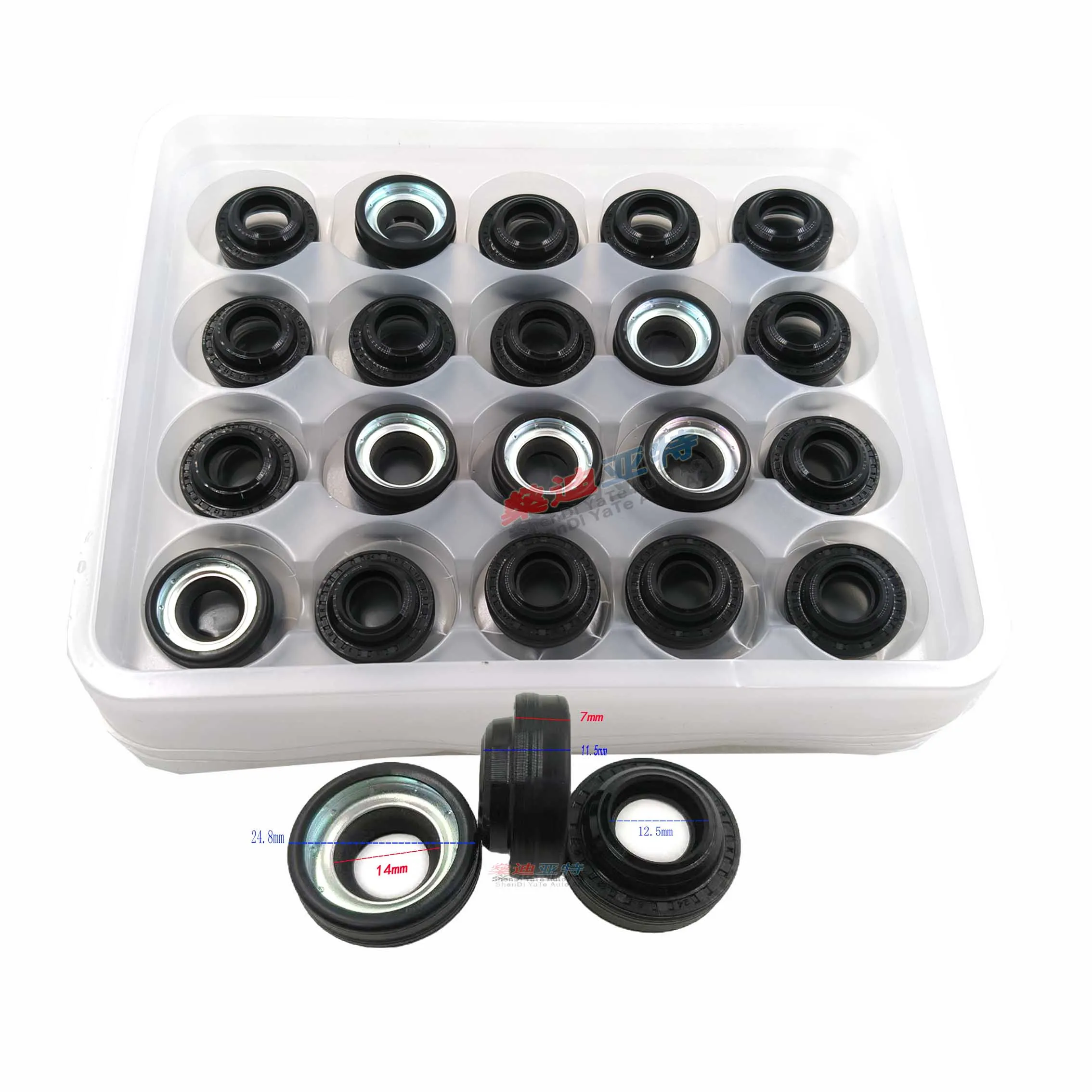 

Сальник компрессора кондиционера, уплотнение вала для компрессора Sanden TR70 R134a для Volkswagen Golf VII