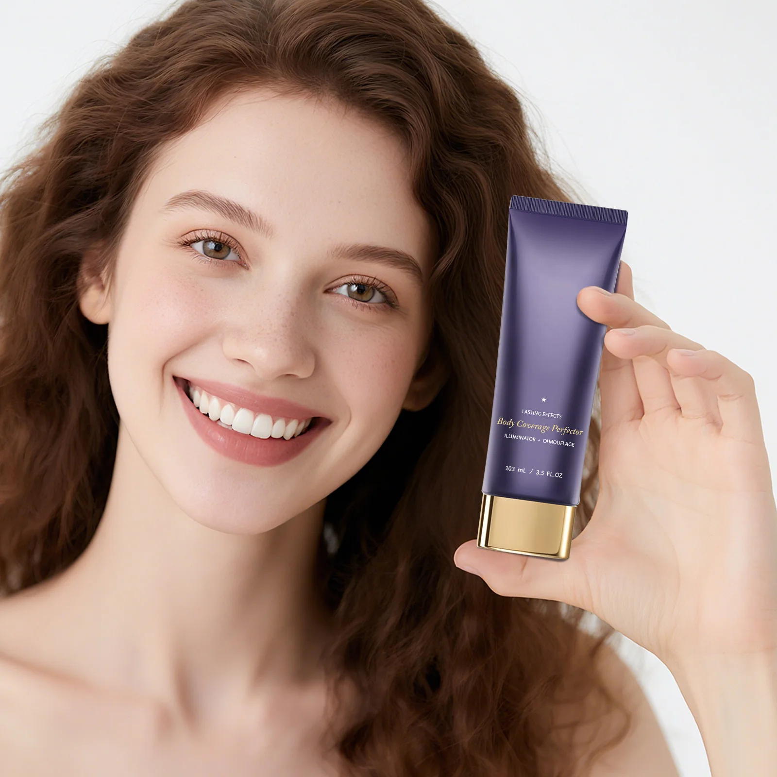 Corretivo de cobertura completa à prova d'água Perfector de cobertura corporal natural compõem tipos de tons para cicatrizes de tatuagens