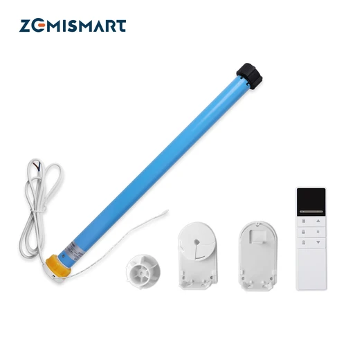 Zemismart-Motor de persiana enrollable eléctrica WiFi, motor automático para tubo de 37mm y 38mm, funciona con Tuya, Alexa, Google Home Voice
