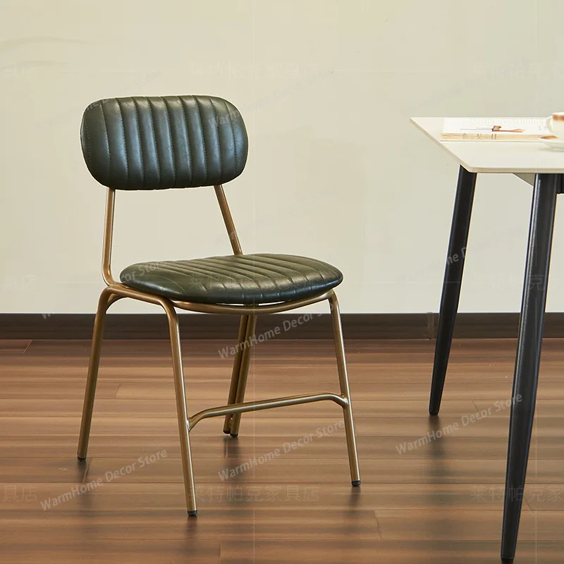 

Homestay Fashion Café Chairs Comfortable Ergonomic Villa Makeup Café Chairs Living Room Hotel Furniture Cadeira Ls40kfy