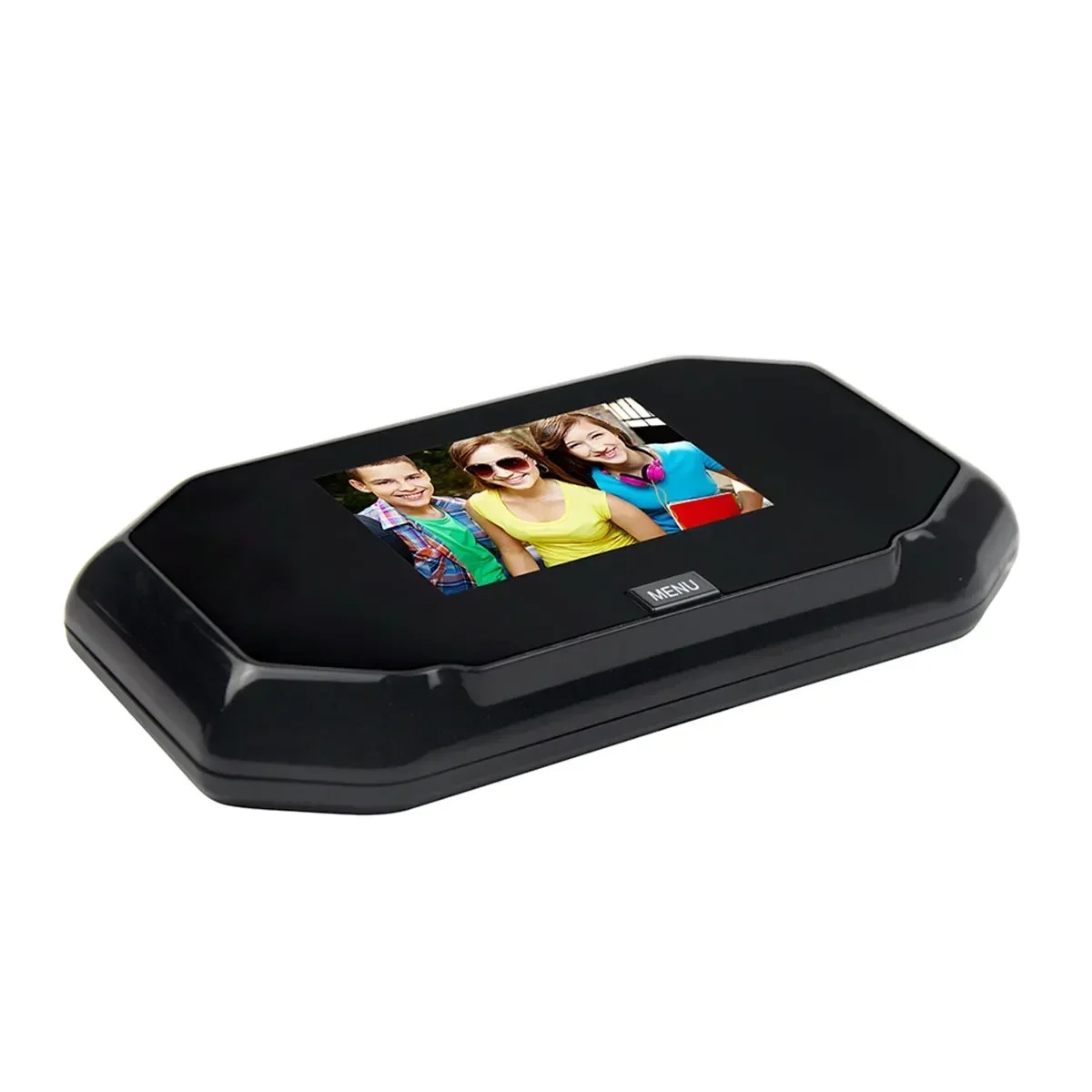 1080P Peephole Door Camera Color Screen with Door Bell LED Lights Electronic Doorbell Viewer Security with One-click Viewing