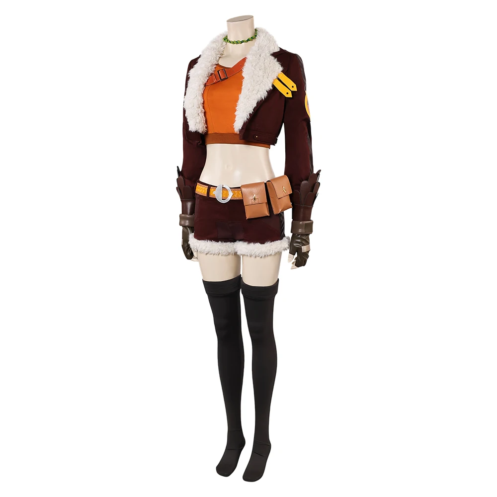 Rivals Doreen Green Cosplay Fantasia Squirrel Girl Costume Disguise for Women Jacket Coat Shorts Outfits Halloween Carnival Suit