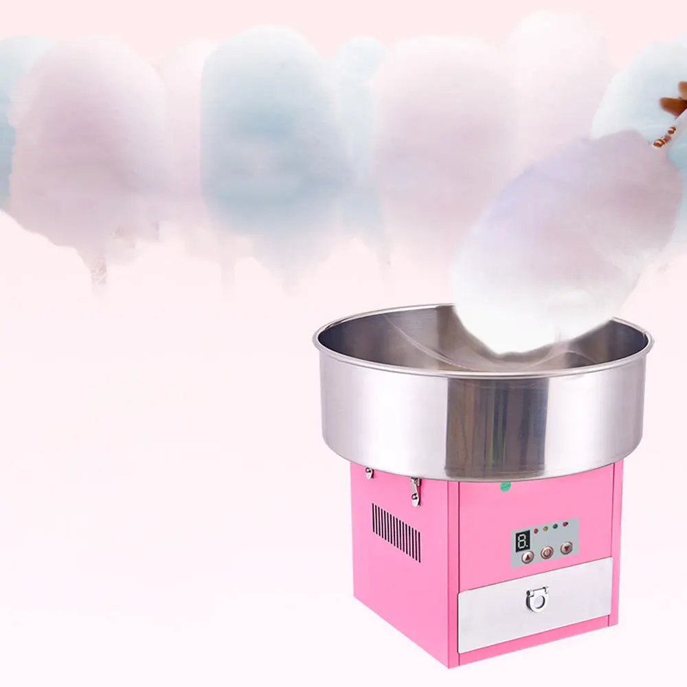 Commercial Cotton Candy Machine Marshmallow Fancy Candy Machine Fully Automatic Children Gift DIY Cotton Candy Machine