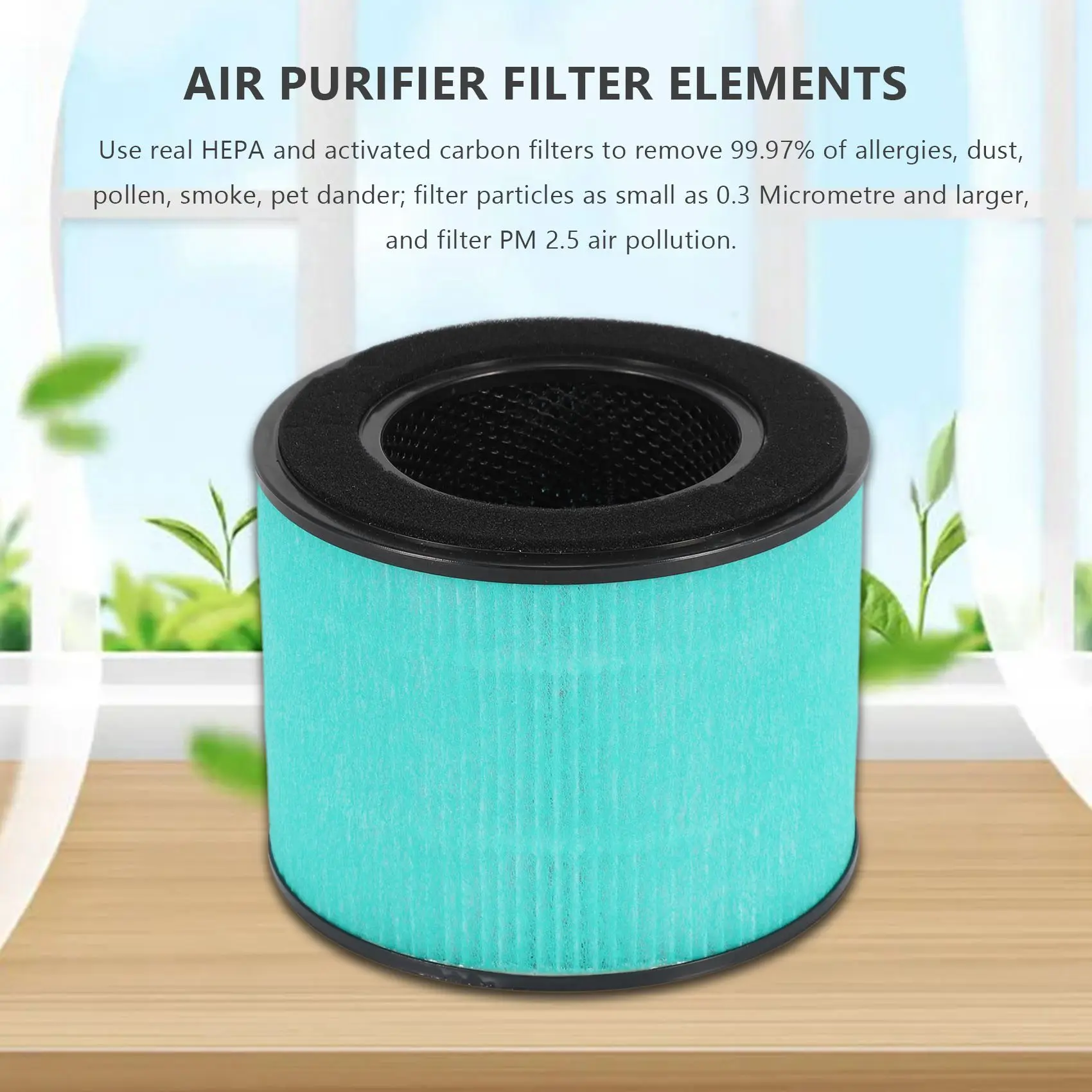 Filter HEPA Pengganti AD11 untuk PARTU BS-08, Sistem Filter 3-In-1 Termasuk Pra-filter, Filter HEPA Asli, Filter Karbon Aktif