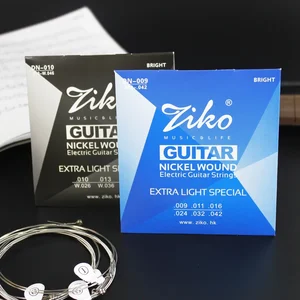 E-Gitarre-String Ziko DN Leichtes DN 009-042 und 010-046 Zoll Sechseckel Legierungskerne 8 Hauptverkaufsgitarre - №8