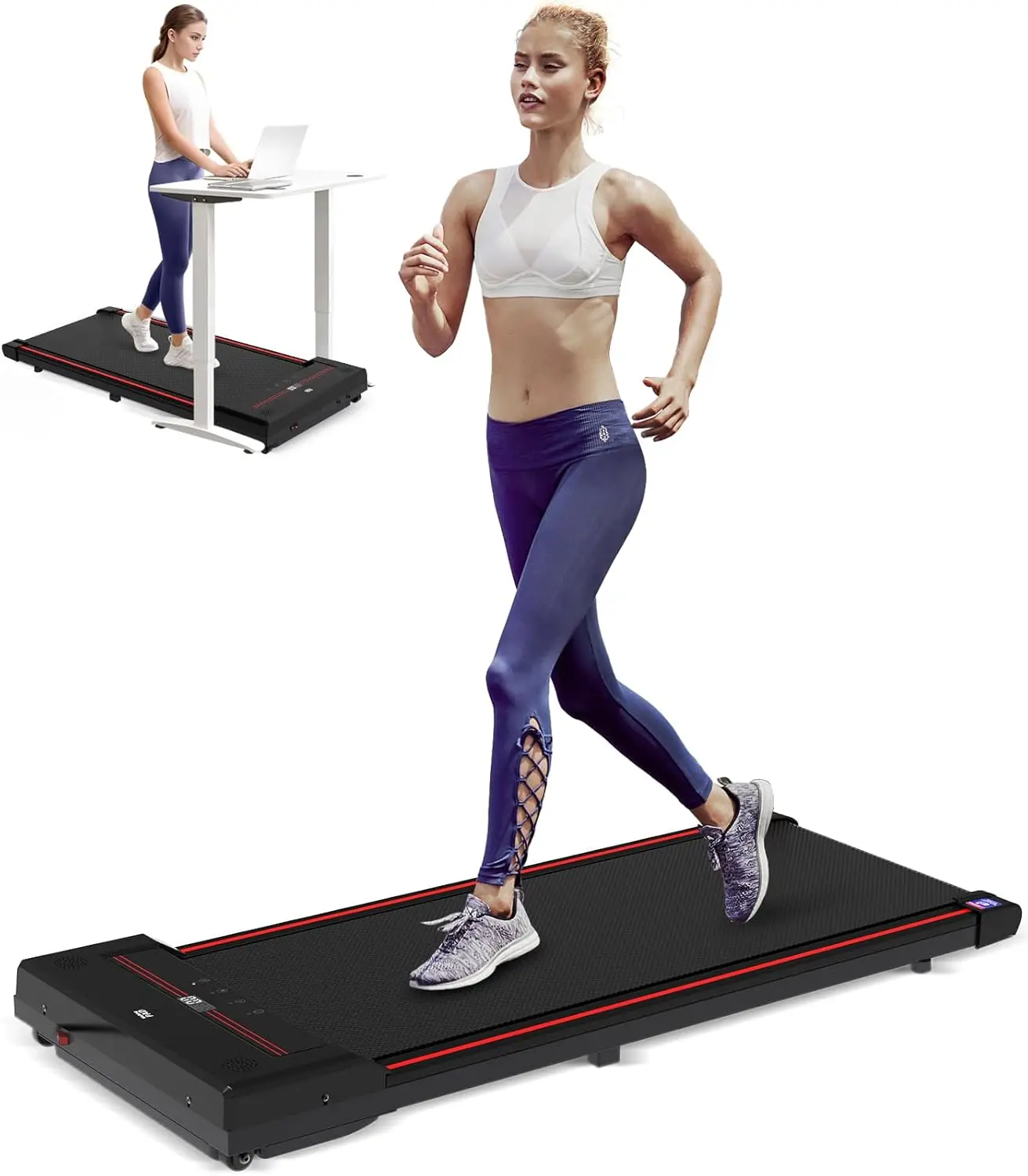 

Walking Pad,Under Desk Treadmills for Home,340 Lbs Capacity,3 in 1 Portable Treadmill