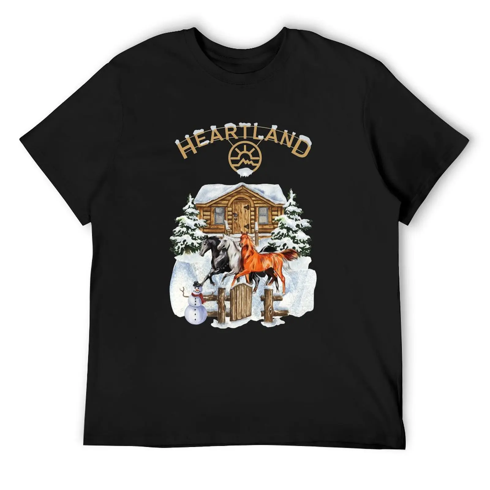 

Heartland, Heartland Ranch, Heartland christmas, merry christmas, Horse Lovers , Horse Owner Essenti T-Shirt