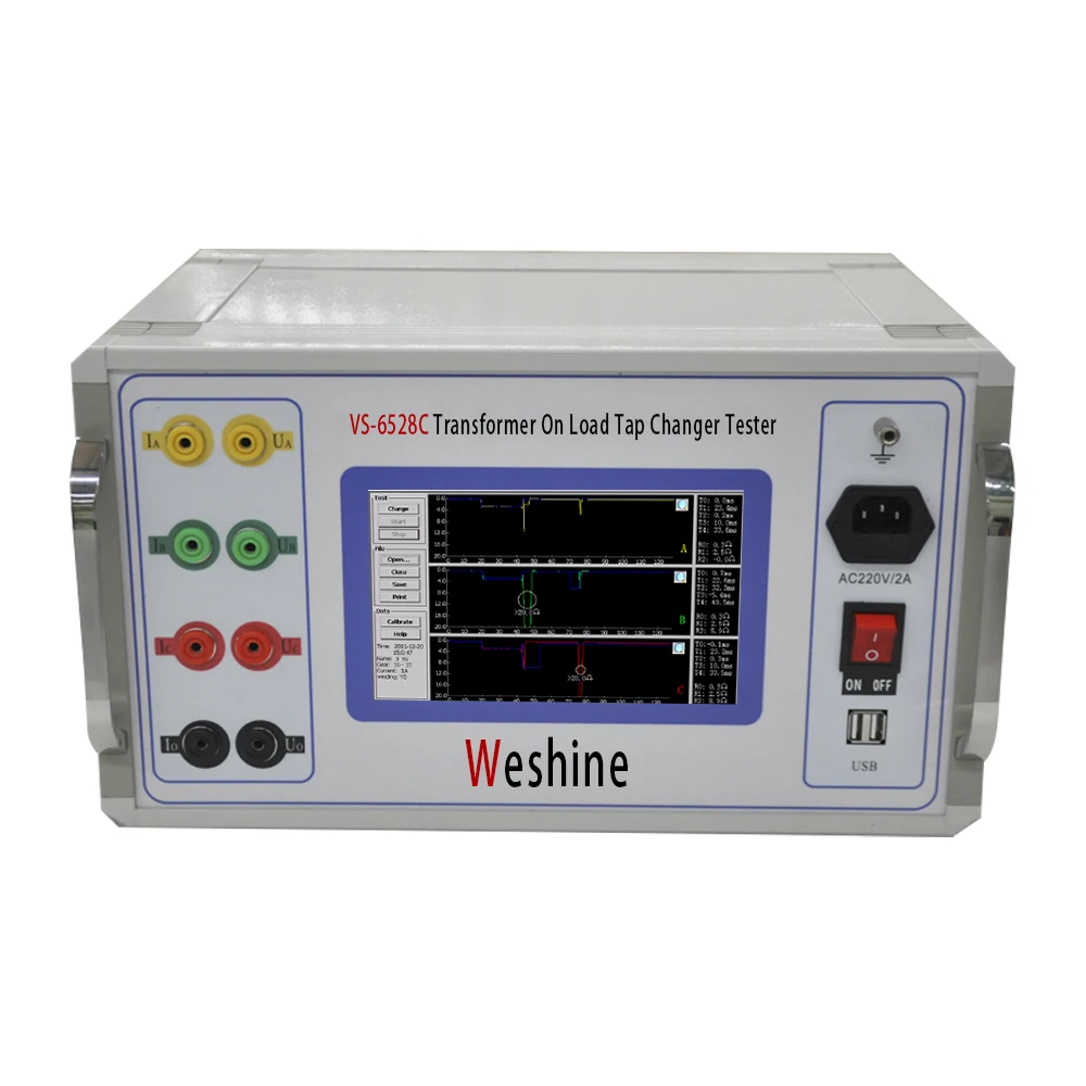 Portable On Load Tap Switch Tester Transition Ripples Display AC Parameter OLTC Tester for On Load Tap Changer