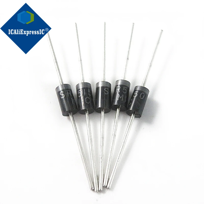 10pcs/lot SR5150 SB5150 MBR5150 DO-201AD 5A 150V Schottky diode In Stock