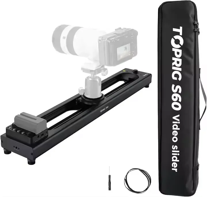2026 USD499 Accsoon TOPRIG S60 Electric Camera Slider Electronic Control Track Follow Focus Shooting with Time Delay Toprig