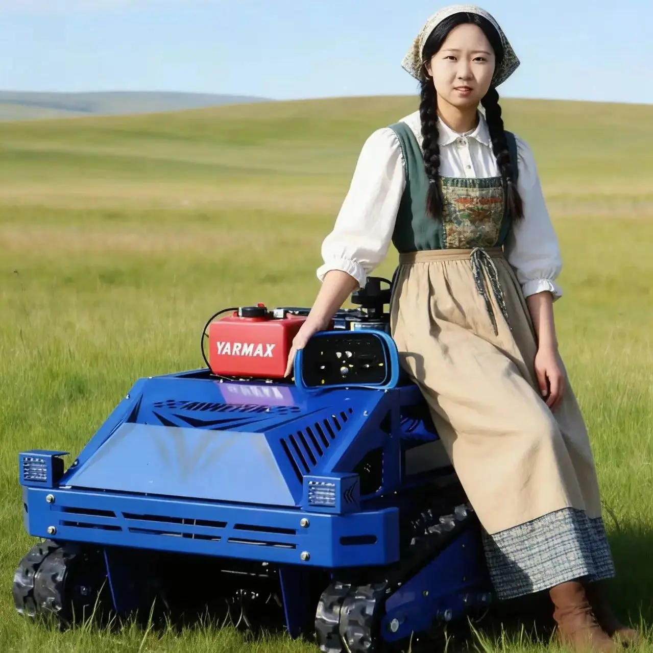 

Customized Remote Control Crawler Lawn Mower Orchard Special All-Terrain Climbing Efficient Weeding Agricultural Reclamation