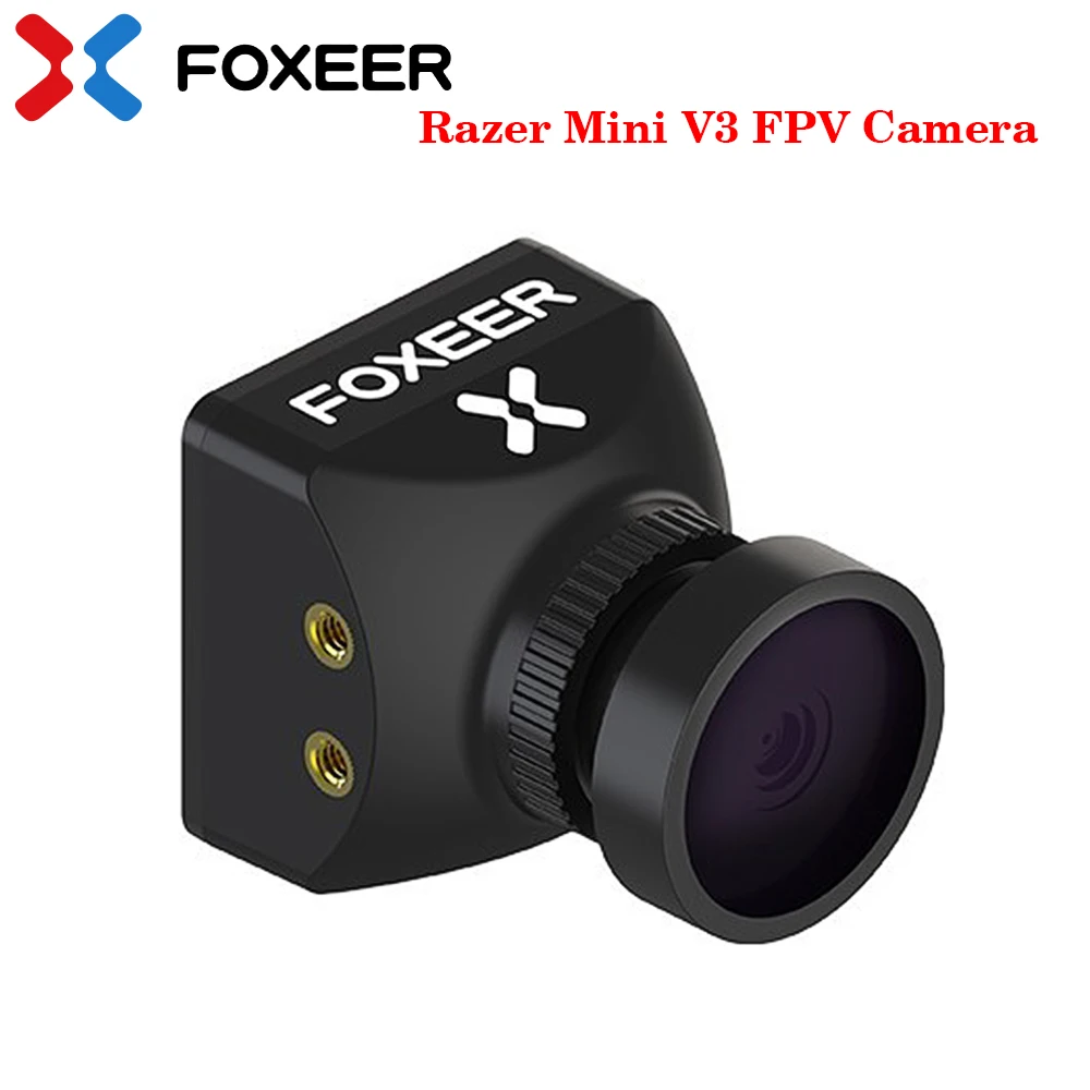 FOXEER Razer Mini V3 FPV Camera Low Lateney FOV-H:98° 1200TVL PAL 4:3 CVBS Analog Signal 5V~25V 12g for RC FPV Racing Drone