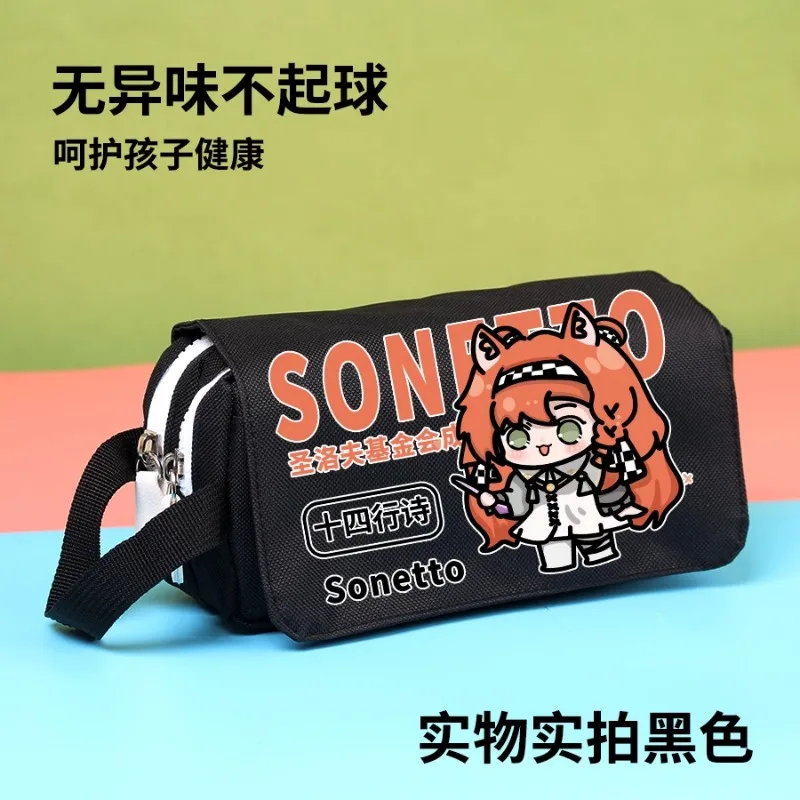 Anime Game Reverse:1999 Cos Voyager Vertin Medicine Pocket Sonetto Bkornblume Etc. Unisex Simple Fashion Print Pencil Case Gift