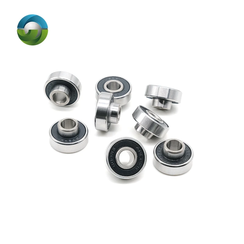 8Pcs 608-2RS Long Plate Integrated Bearing Long Hoverboard Skateboard ABEC-11 High Speed Silent Bearings Surfboard Accessories