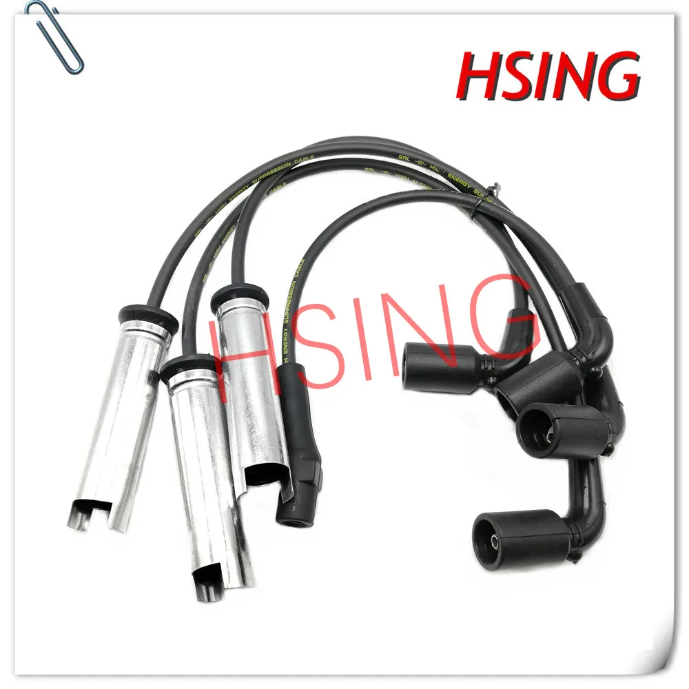 

Ignition Cable Spark Plug Wire Set Fits For Daewoo Lanos Kalos Chevrolet Aveo ***Part No# 96305387 ADG01620