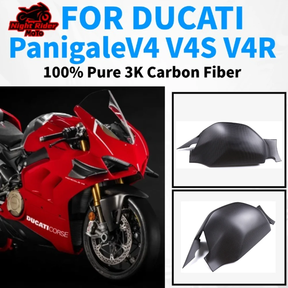

For DUCATI Panigale V4 V4S V4R 2018+Truly 100% pure 3K carbon fiber Rocker Arm Cover motorcycle modification accessory,