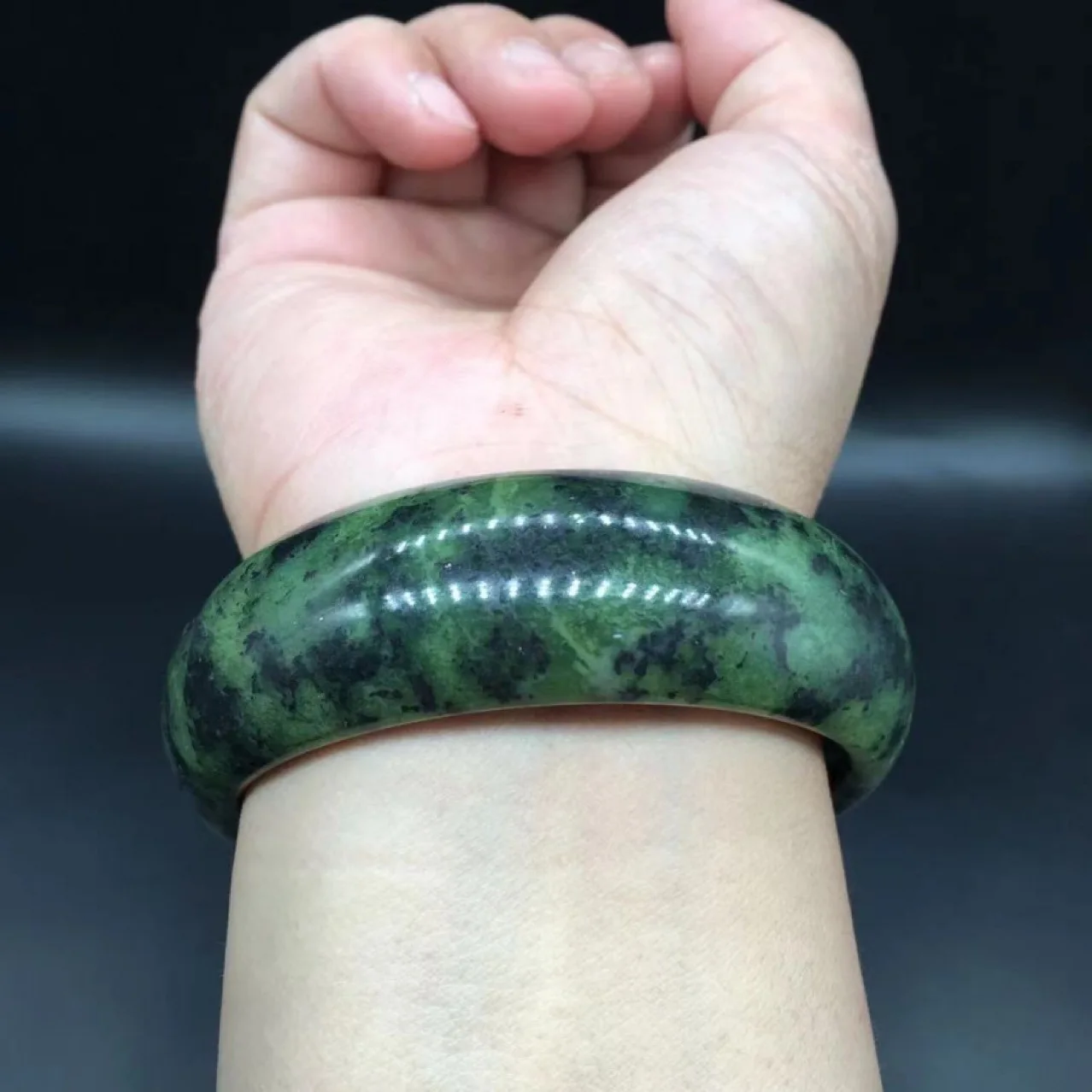Natural Tibetan Jade Medicine King Stone Bracelet Women's Active Magnetic Health Care Popular Bracelets