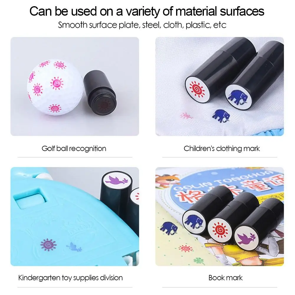 Golf Ball Stamper Stamp Marker Impression Seal Quick-dry Golf Accessories Symbol