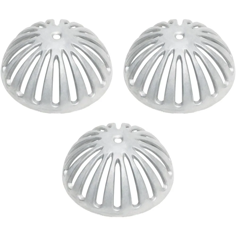 Heavy Duty Aluminum Dome Drain Cover Removable Strainer for Outdoor Restaurant Home Garden Roof 5-1/4
