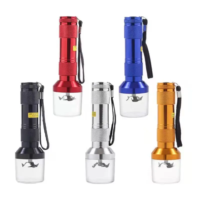 DeeErr 5 Color Electric Portable Pepper Mill Crusher Smoke Spice Muller Machine Metal Tobacco Herb Grinder Smoking Accessories