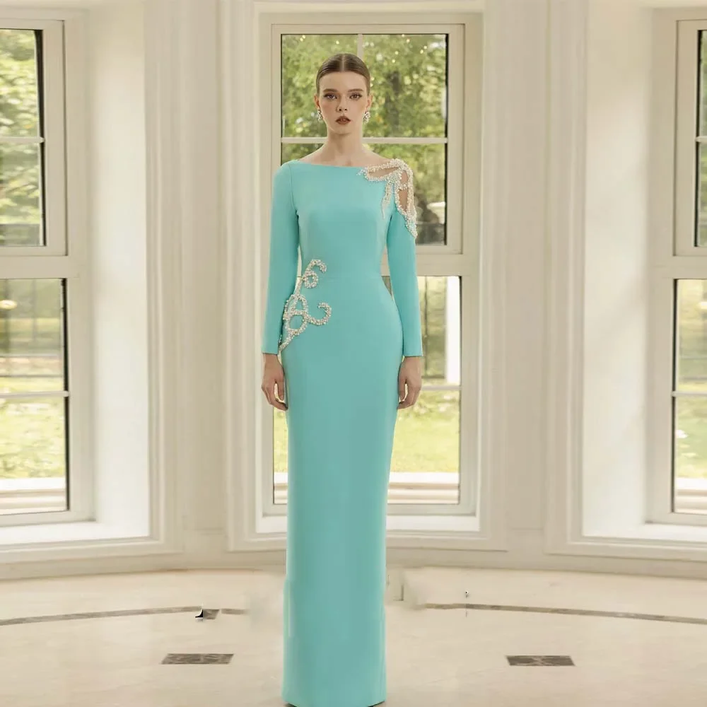 

Customized Short Sleeves Boat Neck Evening Dresses Elegant Formal Occasion Prom Gowns Straight 2025 Floor Length Prom Dresses