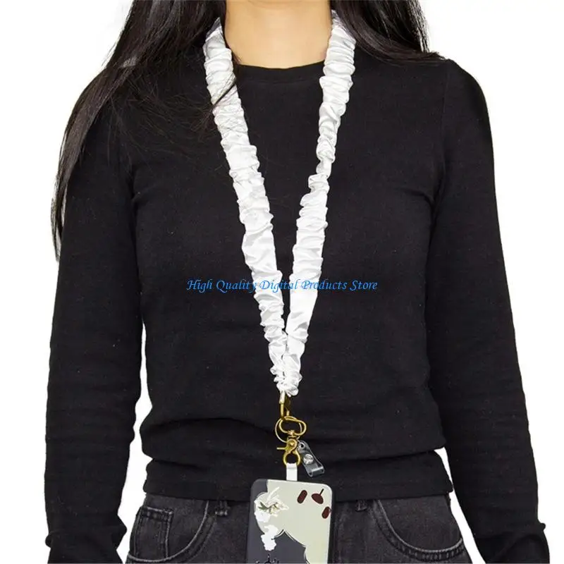 

U2JE Neck Lanyard for Badge Card Holder Elastic Neck Lanyard For Student Office Staff