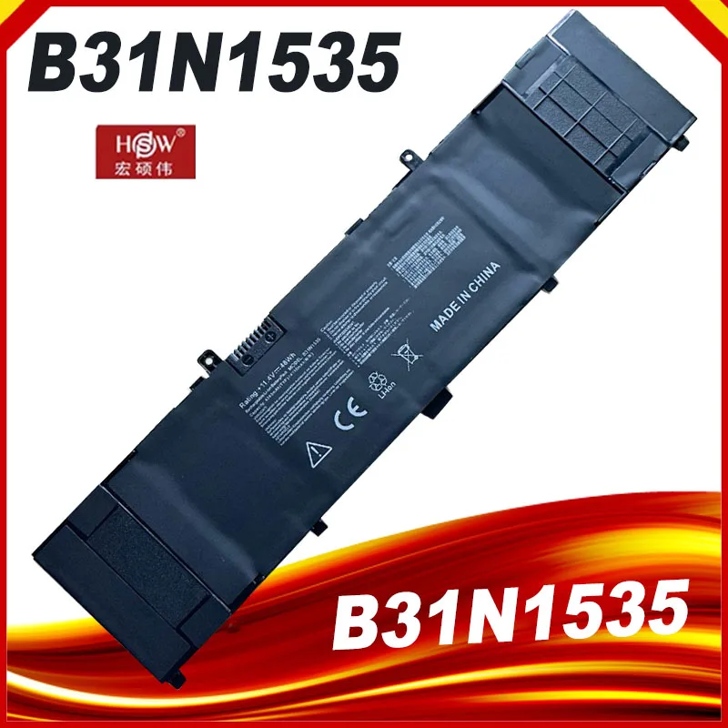 

11.4V 48Wh B31N1535 Laptop Battery For ASUS ZenBook UX310 UX310UQ UX310UA UX410 UX410UQ UX410UA U4000U U400UQ RX310U Series